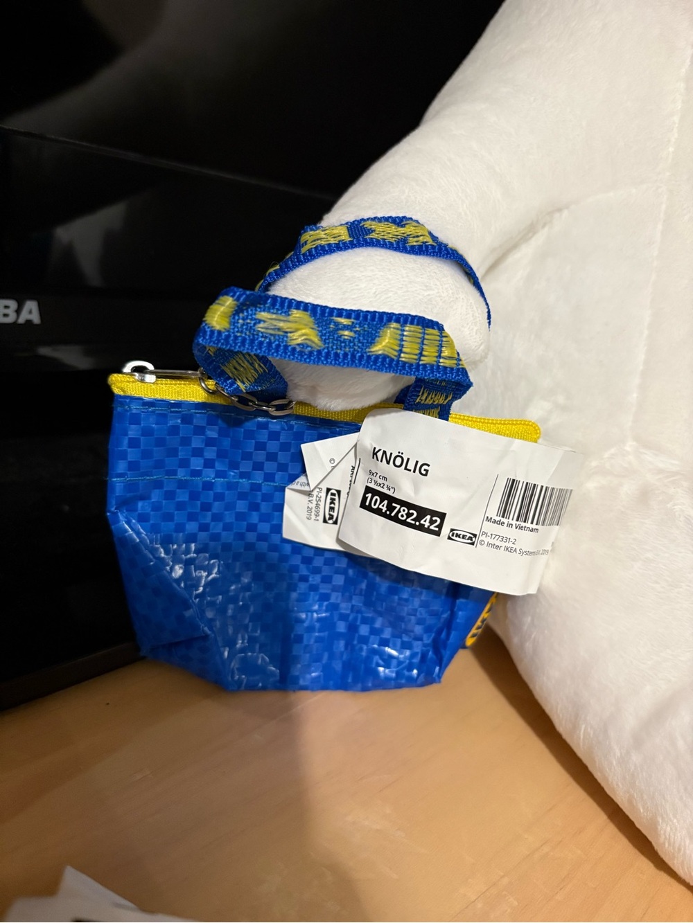 IKEA KNÖLIG keychain Mini Tote Bag